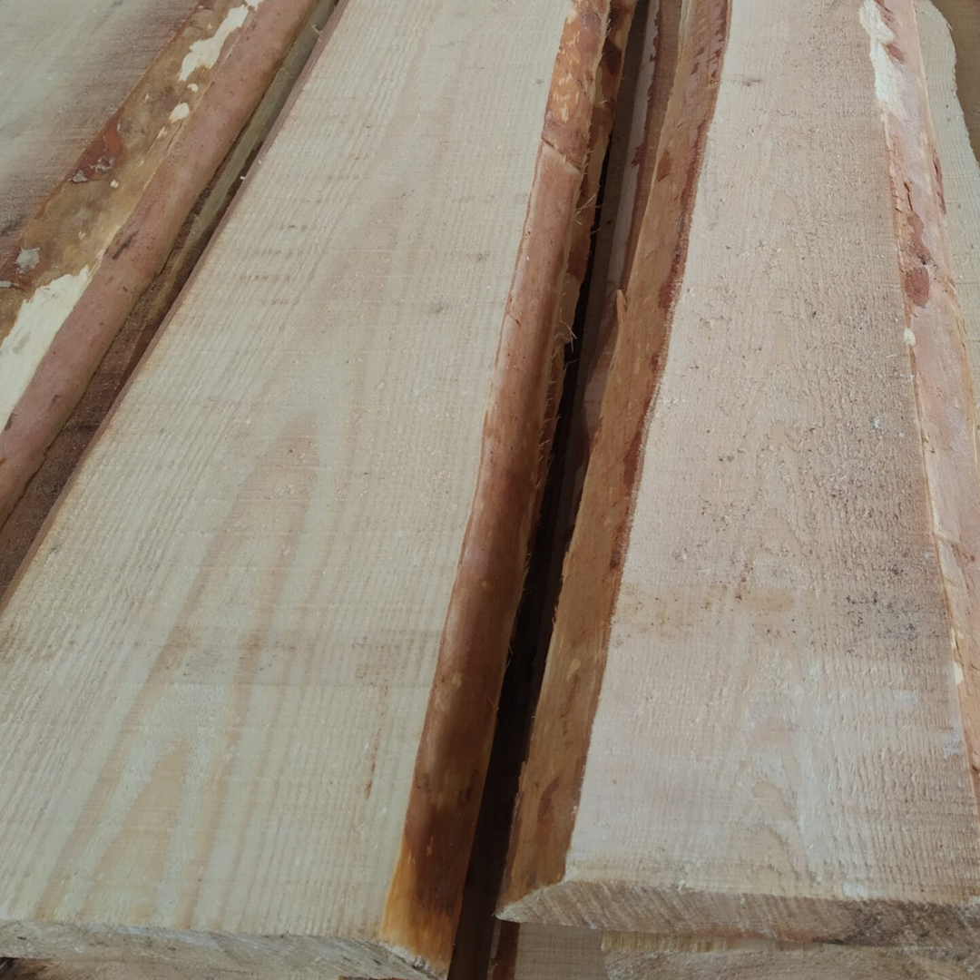 Rough sawn dried Scots pine timber 2" (50mm)