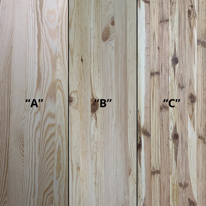 Edge-glued pine panel, 40 mm thick