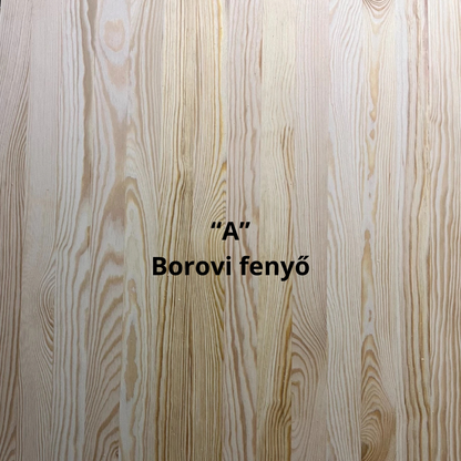 Edge-glued pine panel, 40 mm thick