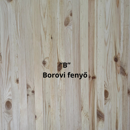 Edge-glued pine panel, 40 mm thick