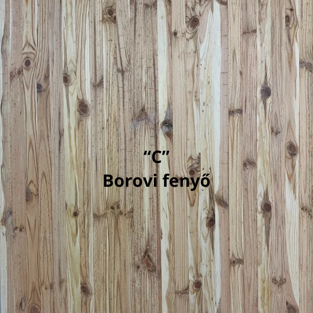 Edge-glued pine panel, 40 mm thick